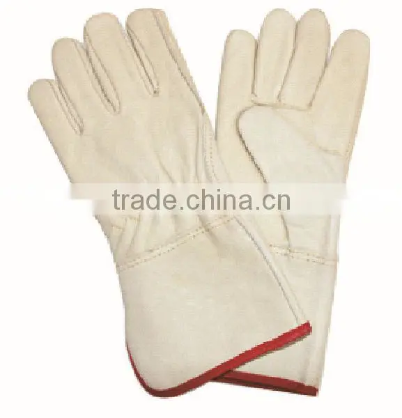 Cow Leather Gloves,safety Working Gloves,AB Grade photo-4