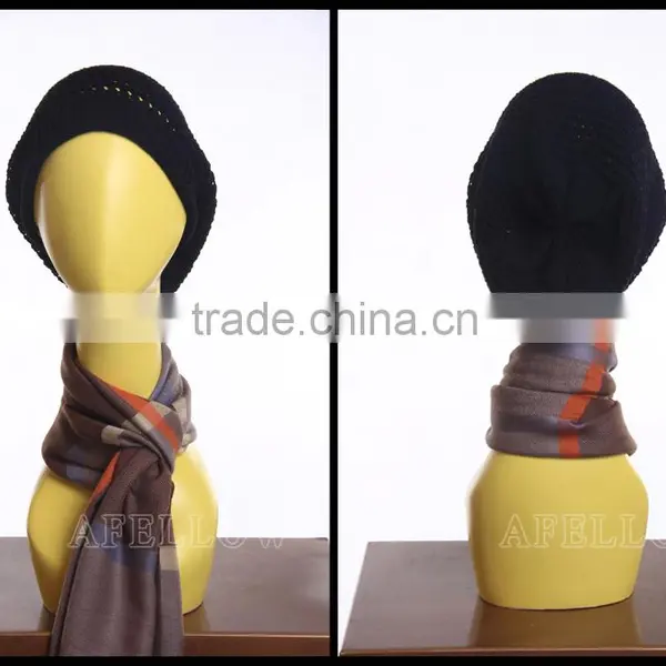 Yellow Head Mannequin Abstract Female Head Mannequin Display Hat Model H1075 photo-2