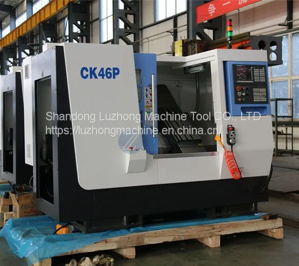 CK46P High Speed High Precision Automatic CNC Slant Bed Linear Rail Lathe Machine photo-3