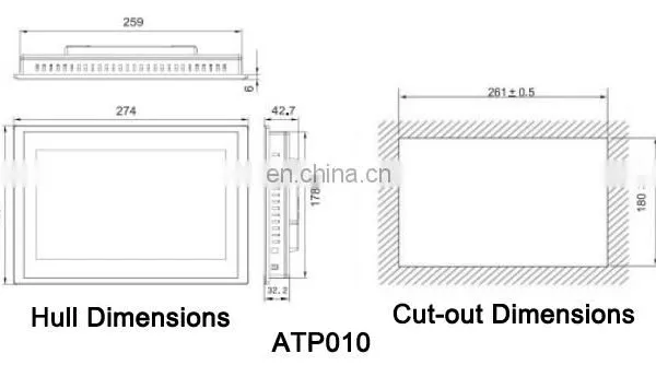 ATP010 Wireless Temperature Monitor Touch Screen RS485 4G Local&remote Display 10 Inches photo-5