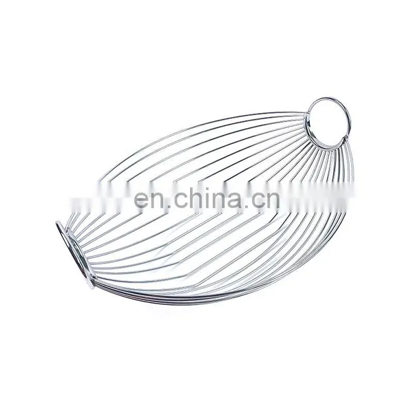 Countertop Metal Steel Wire Vegetables Fruit Bowl Banana Holder Kitchen Rack Storage Fruit Basket Metal photo-5