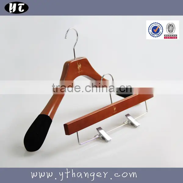 HA6833 High Quality Hanger Top Clothes Hanger Pants Wood Hanger photo-3