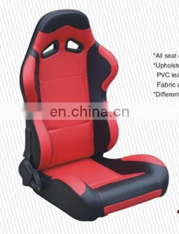 Custom LOGO Cheap PVC Sport Adjustable Race Car Seats photo-3
