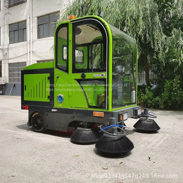 Road Property Sanitation Vehicle Outdoor Garbage Sweeper Electric Sweeper Industrial Sweeper photo-5