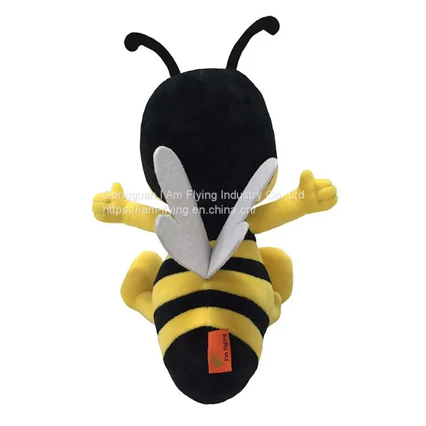 Factory Directly New Design Custom Cute Soft Cartoon Stuffed Animal Plush Toy Bee photo-3