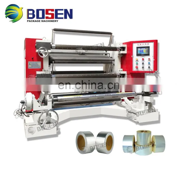Aluminum Foil Slitting Machine/BOPP Tape Slitter Rewinder/electric Adhesive Tape Slitting Machine photo-3