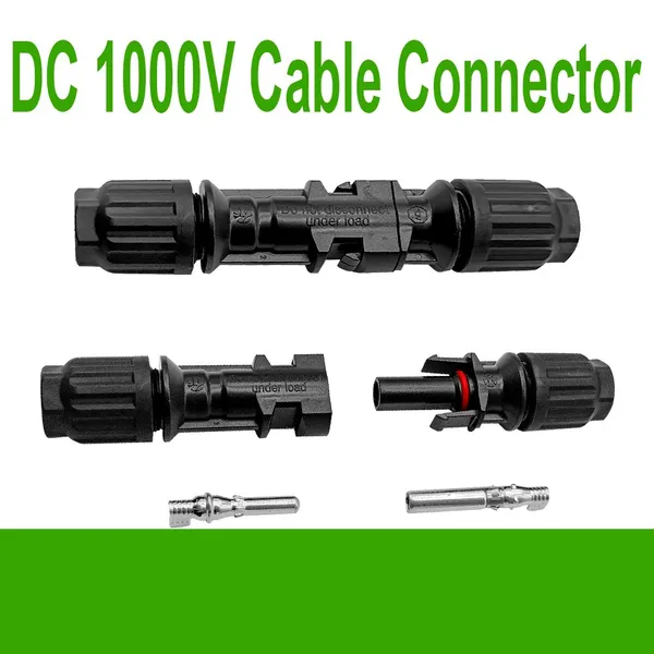 Solar PV 1000V DC Cable Connector Compatible Type Plug Connectors photo-2