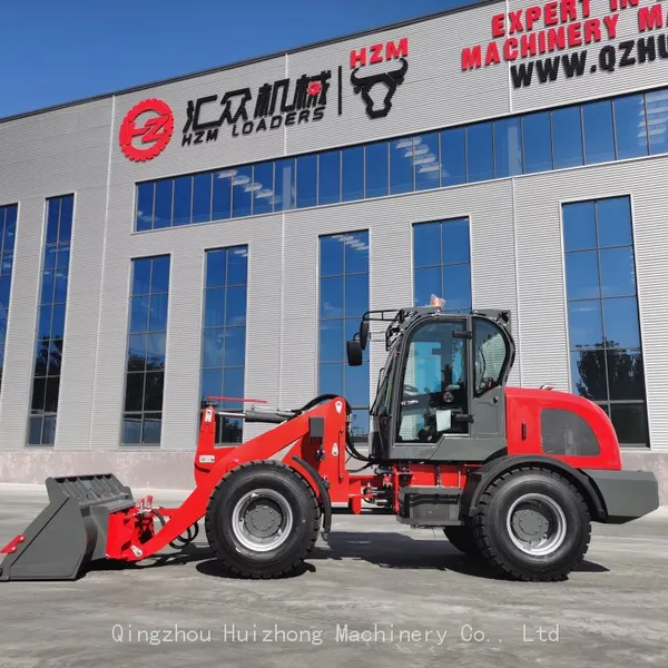 China Brand HZM 825 Mini Wheel Shovel Garden Loader Price Chinese Front End Loader Bucket List photo-3