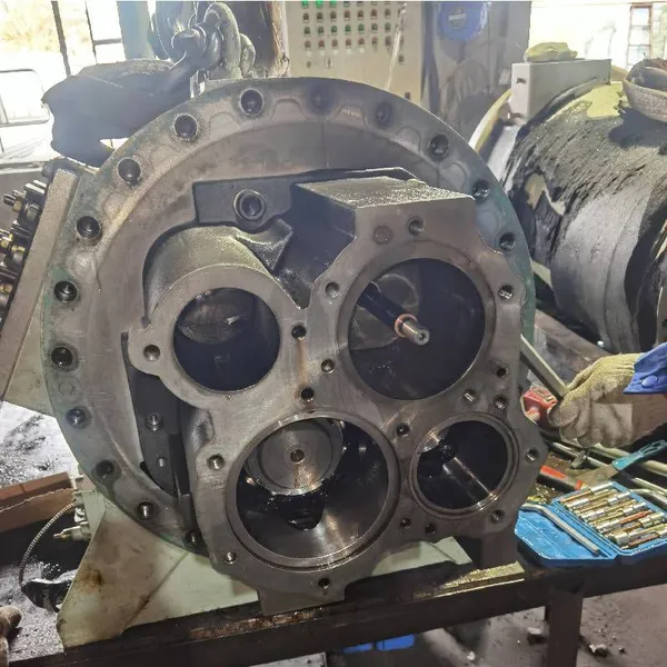 repair of laifucon oil compressor position switch, maintenance of dunham-bush compressor motor and lithium bromide