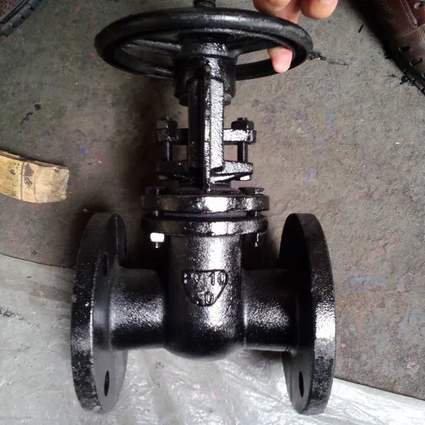 Hot Sale Py16 GOST Standard 20# Flange Connection Cast Iron Gate Valve With Handwheel photo-3