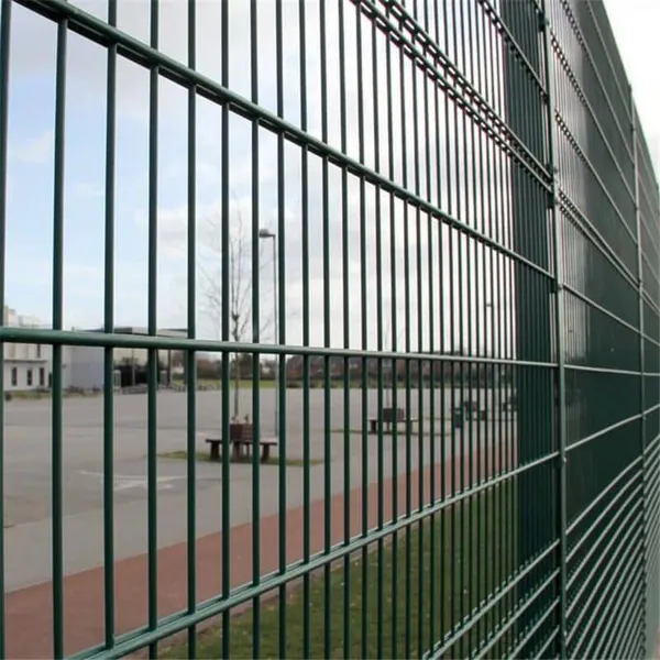 2D Double Wire Mesh Fence Heavy Duty Twin Wire Fence Panel Powder Coated Galvanized Fencing for Industrial and Commercial photo-1