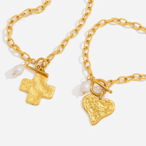Custom Stainless Steel Necklace - 18K Gold PVD & Hypoallergenic For Sensitive Skin photo-3