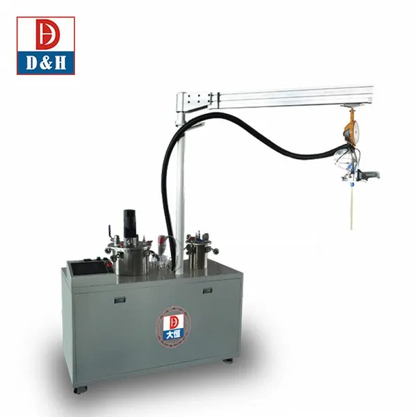 AB Polyurethane Epoxy Silixone Metering Mixing Dispensing Machine with Hand Gun