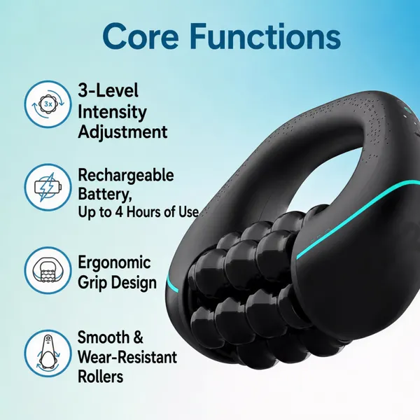 OEM ODM Electric Percussion Roller Massager for Wholesale Distribution MH-8620 photo-5