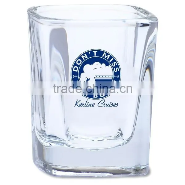 2oz Shot Glass Square Shaped