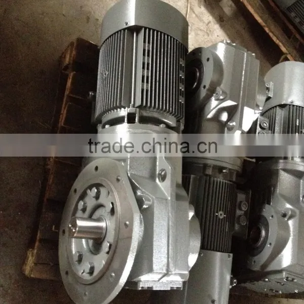 High Quality Small Engine Transmission K Series Helical Gear Bevel Gear Motor Gearbox photo-2