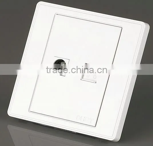 Cable TV Computer Socket Wall Mount Socket Outlet Mould