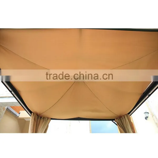 Luxury Villas Square Large Mosquito Net With Modern Outdoor Aluminum Gazebo photo-6