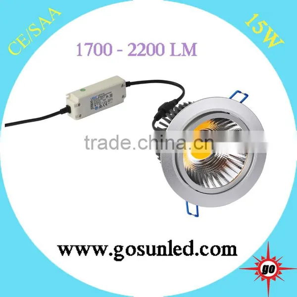 China Factory 2016 Hot Sales 15W Cob Led Downlight With 5 Years Warranty photo-2