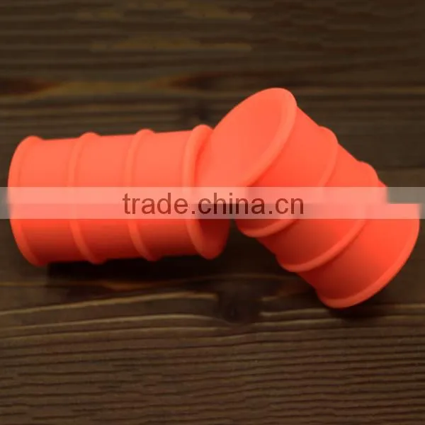 Wholesale Silicone Container for Wax Butane Hash Bho Silicone Oil Drum Slick Silicone Dab Barrel photo-3
