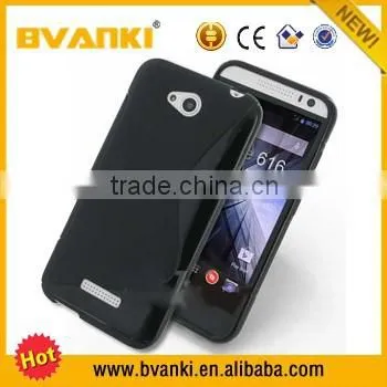 S-Line Flexible Soft Gel Tpu Silicone Skin Back Case Cover For HTC Desire 616 photo-2
