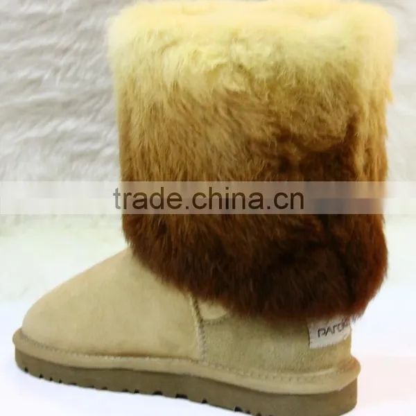 2016 HFUGG Small Order Suede Cheap Snow Boots For Girls