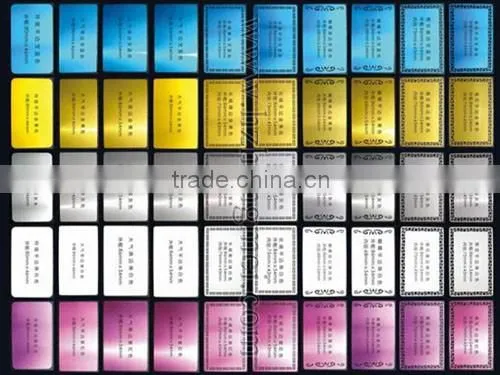 2015 New Arrival Metal Sublimation Business Card Metal Name Card photo-2