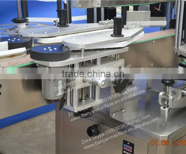 High-efficiency Automatic Sticker Label 2 Sides Bottle Labeling Machinery photo-2