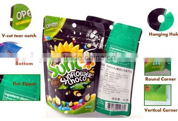 Aluminum Foil Stand up Pouch With Zipper for Coffee Tea/stand up Zipper Pouch/pouch Bags photo-3