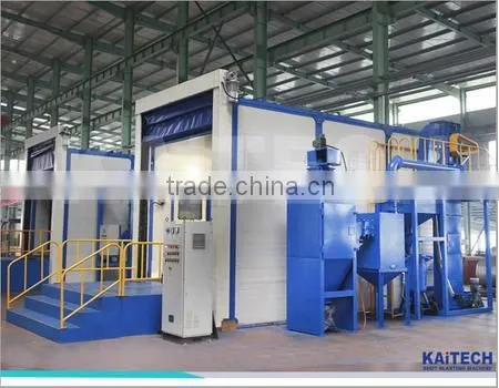 Spray Booth for Sand Blasting on Surface of Steel Structure photo-5