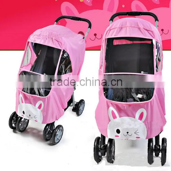 Polyester Fabric Pram Rain Cover Wholesale photo-4
