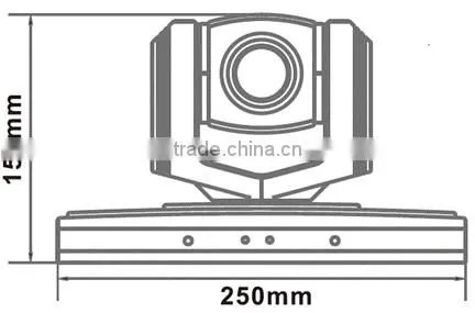SVC-HD8820-DSY-SN7310 20x Optical Zoom HD-SDI DVI-I Output 1080p@60fps HOV 59.5 Degree Video Conference System Camera photo-2