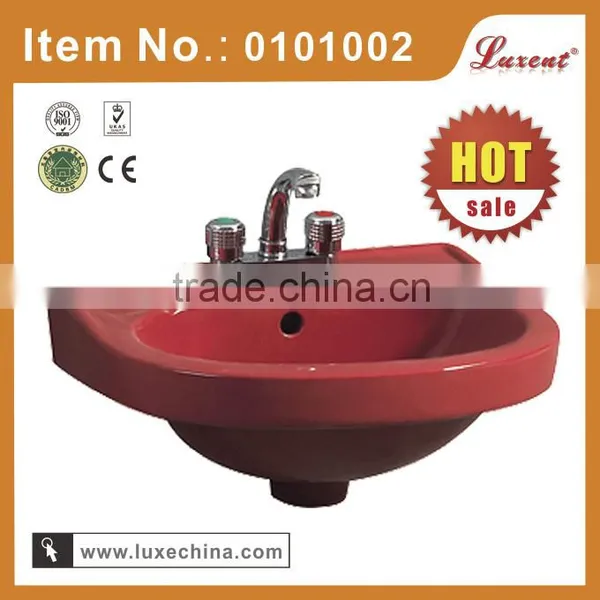 Bathroom Colored Ceramic Basin for Sale