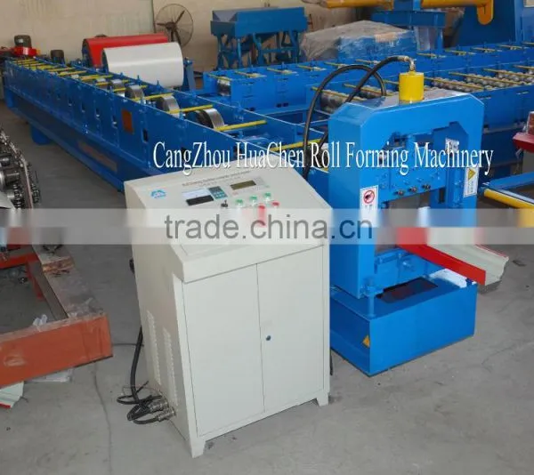 Color Steel Plate Hydraulic Gutter Rolling Machine, Gutter Machinery photo-2