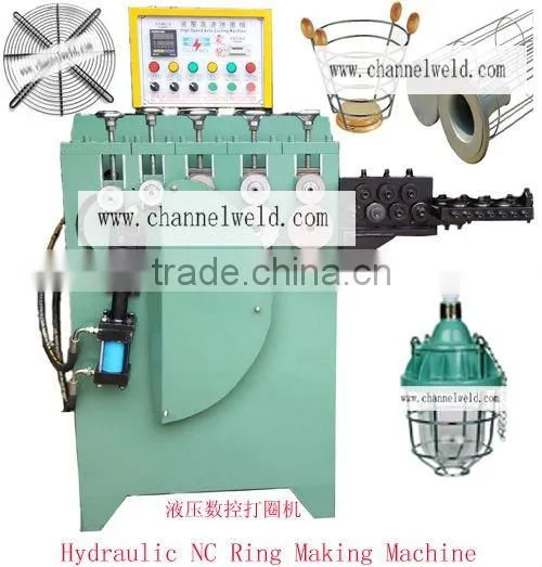Flat round ring machine