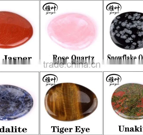 Bulk Wholesale Yellow Tiger Eye Gems Stones Worry Stones for Body Therapy photo-6
