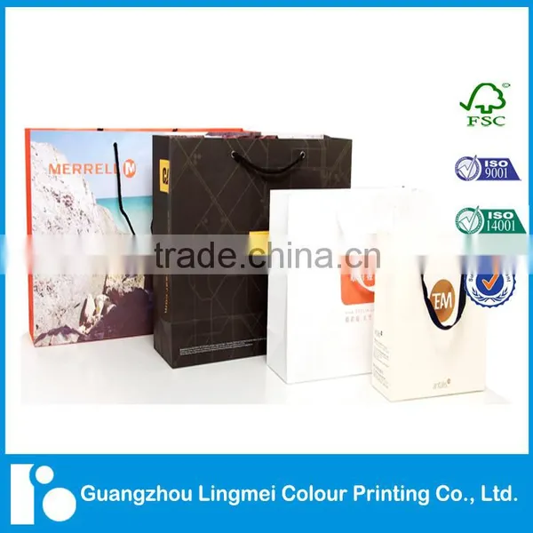 Promotion Color Custom Paper Gift Bag Factory Printing With Logo photo-2