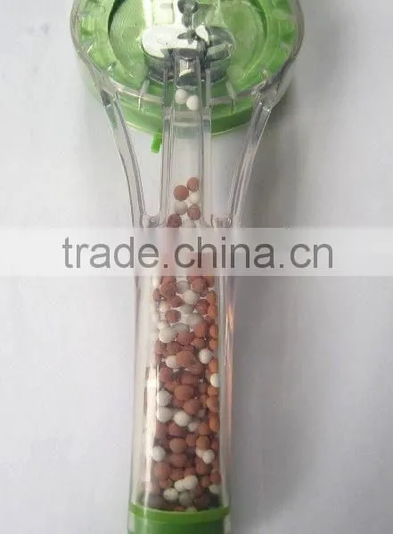 Multifunction Shower Transparent Spa Shower Head With Stone Green Hand Held Shower Eco Rain Spa Shower Head Water Saving Showers photo-5