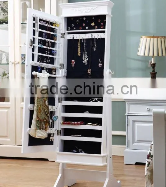 Jewelry Armoire With Distressed Finish photo-4
