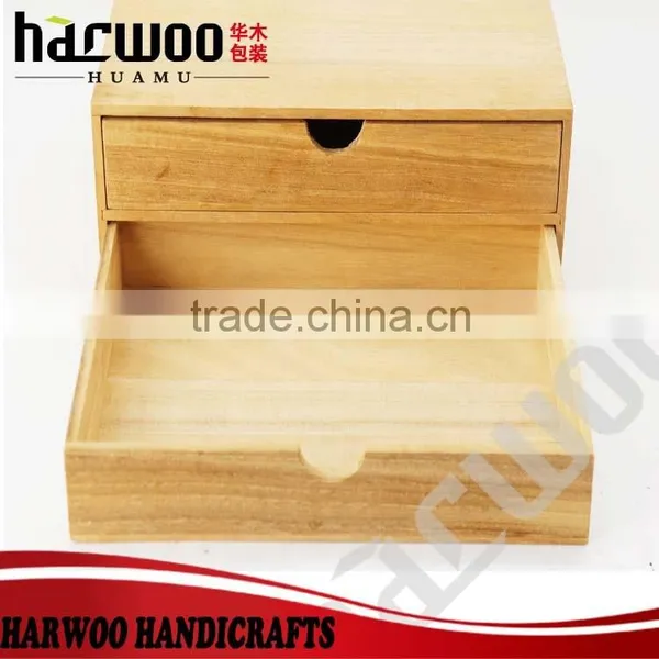 Pine Wood Unfinished Decorated Box,simple Wooden Display Box With Layers,custom Wooden Storage Box photo-3