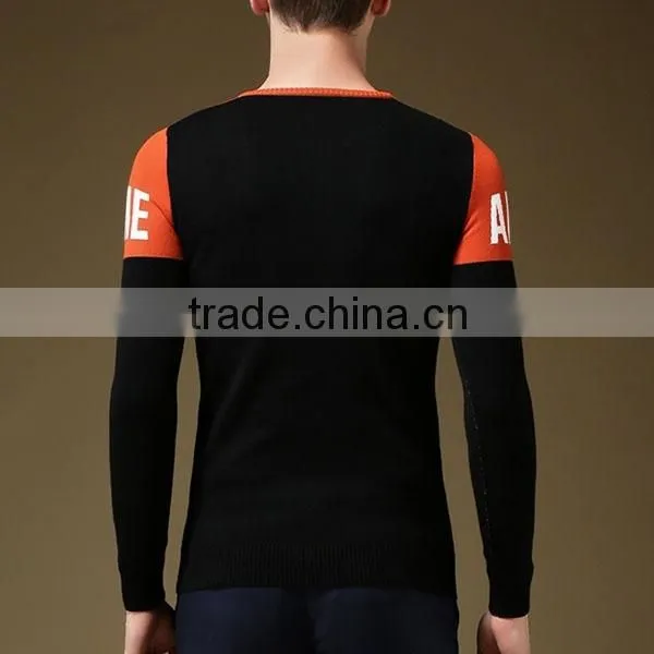 The New 2015 Korean Version Autumn Men Sweater for Digital Design Tight Sweater photo-6