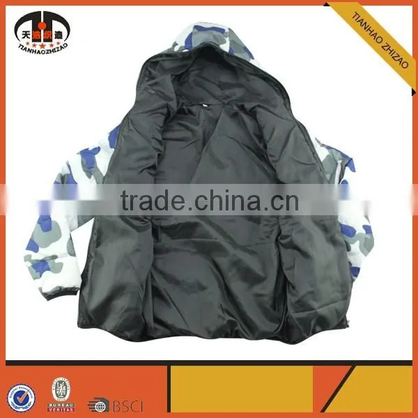 Men Cotton Leisure Jacket With Camo Pattern photo-3
