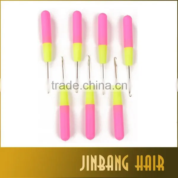 Best Quality 50pcs/lot 15cm Plastic Handle Crochet Hook Needles for Making Dreadlock photo-5