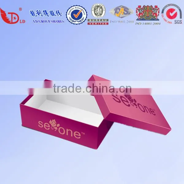 Luxury Shoes Box for Gift Packaging/nice Paper Shoes Box Design photo-2