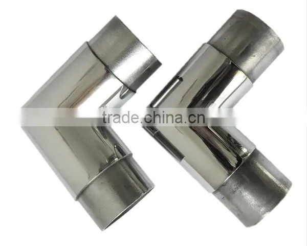 Handrail Crossbar Stainless Steel 40*40mm 4 Way Pipe Square Tube Connectors photo-3