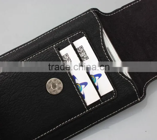 Business Style Cell Phone Pouch With Card Slot for Man photo-3