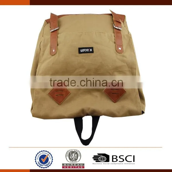 Fashion Vintage Cotton Casual Backpack For Korean photo-5