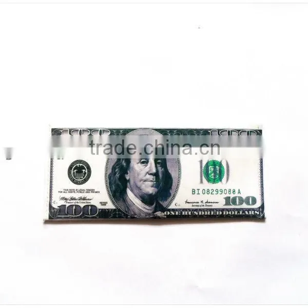 Promotional World Famous Currency Printing Wallet Wholesale