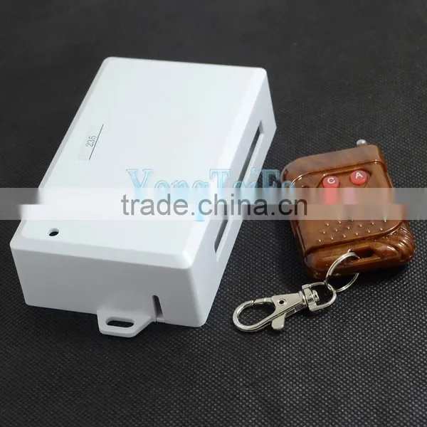 White Shell Quad 12V Wireless Remote Control Switch Remote Control Module Learning Remote Switch