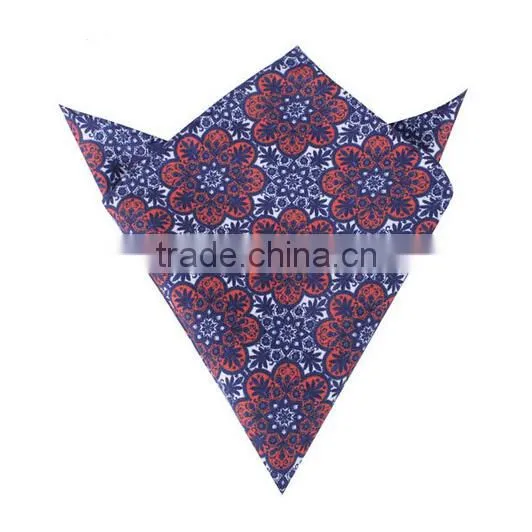 Classic Print Pure Silk Pocket Square photo-3